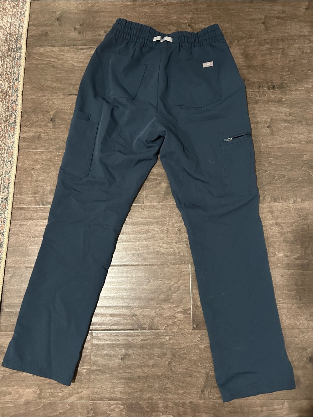 Figs Technical Collection Scrub Pants in Dark Harbor - Picture 2 of 3